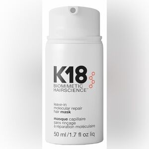 K18 Leave-In Molecular Repair Hair Mask, NIB, 50 ml